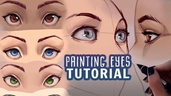 HOW TO DRAW ANIME EYES? ✨tutorial✨, Clip Studio Paint