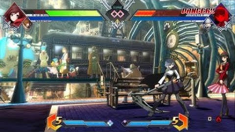 BBTag Ruby/Makoto Corner Crossup Combo Into Safejump