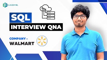 SQL Interview Question asked by Walmart Company | Data Science Interview Question
