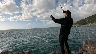 Shore Jigging - Extreme cliff fishing