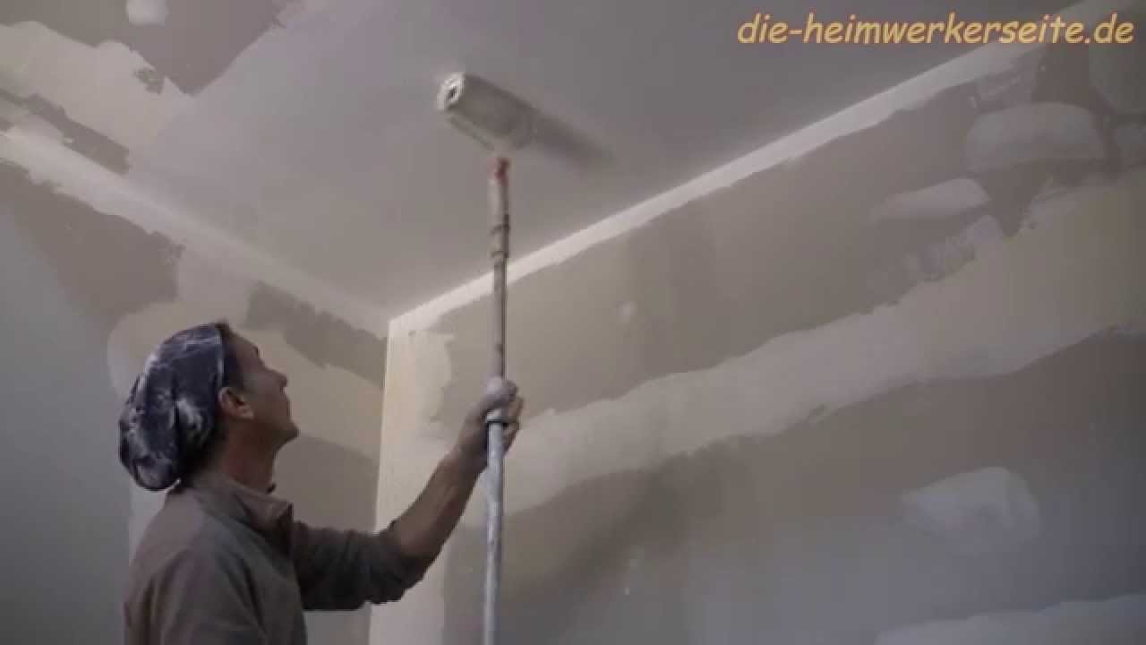 Decke streichen youtube