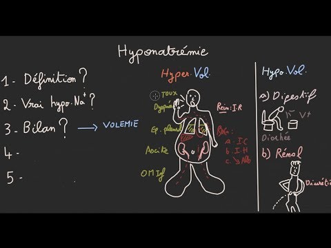 Vidéo: Faible Taux De Sodium Sanguin (hyponatrémie)