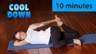 10 Minute Rebounder Workout Cool Down Stretches