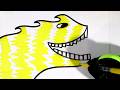 Sharpie Drawing "Monster Max" Chad Ink Art