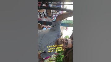 E-rickshaw smart Lithium battery pack 51.2v 150Ah 200kmfor e-rickshaw 200km #lithiumbattery