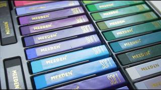Meeden Square Soft Oil Pastels REVIEW & Swatches screenshot 5