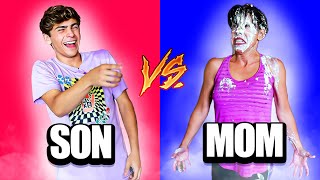 Mom vs. Son Extreme Battle | AYDEN MEKUS