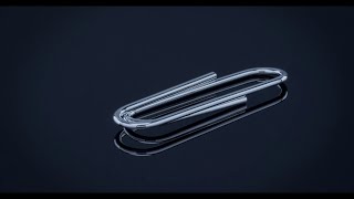 Paper Clip Large Money Clip Credit Card Holder .925 Sterling Silver