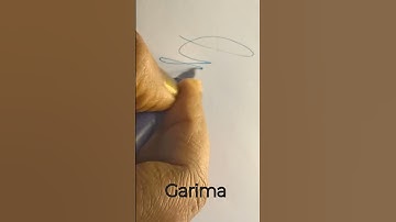 Garima name signature|Signature style|Write With Ahalya #shorts #shortsvideo #youtube #signature