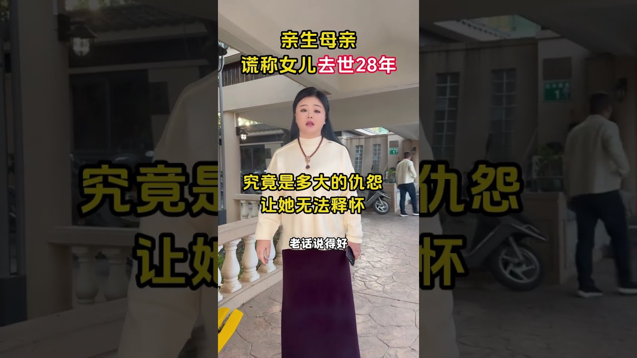 亲生母亲谎称女儿去世28年 究竟是多大的仇怨让她无法释杯 时隔二十八年大姐去世的真相终于揭开