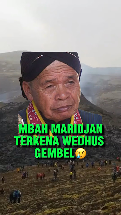 GUNUNG MERAPI SAAT MBAH MARIDJAN ADA😢 #keajaibandunia #faktaunik #faktadunia #shorts #faktamenarik