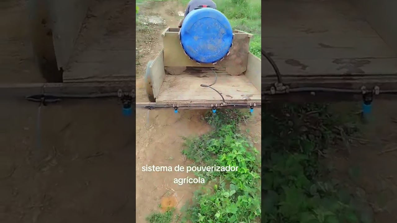 Pulverizador caseiro feito de bagaceira