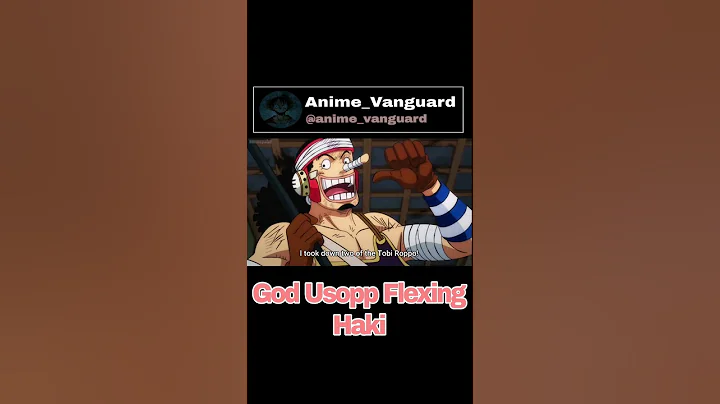 God Usopp Flexing Conqueror's Haki