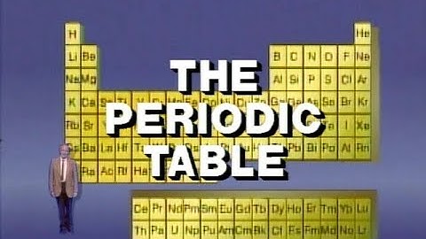 The World of Chemistry: The Periodic Table