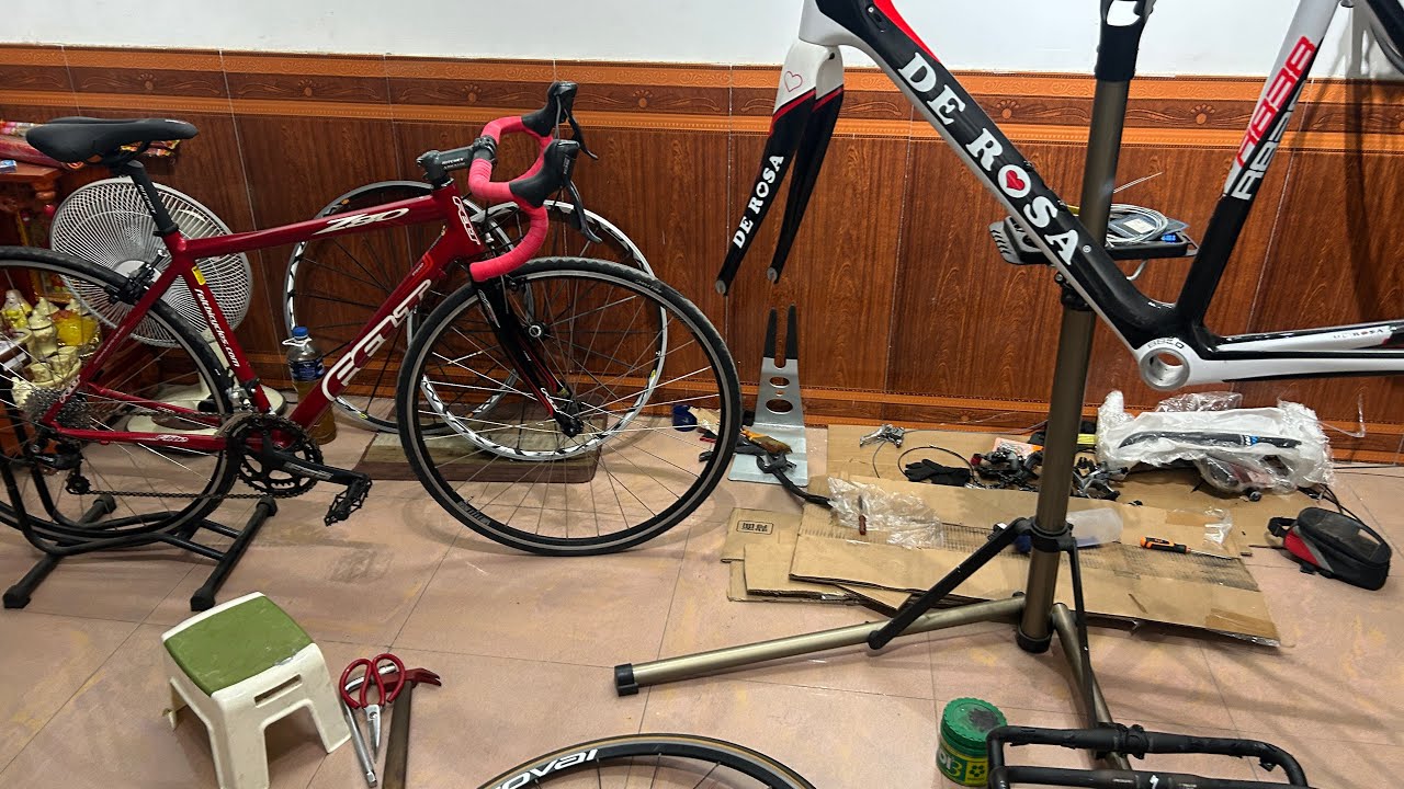 (da ban) Về sườn Derosa Italy đẹp keng, xe thể thao Felt Mỹ giá mềm. lh 0377.601.559