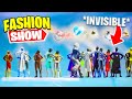 I Hosted a INVISIBLE CUSTOM HERO Fashion Show Tournament in Fortnite (floating fashion show)