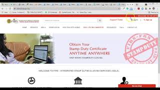 How To Download Stamp Duty Certificate Certificate Number Cac Registration