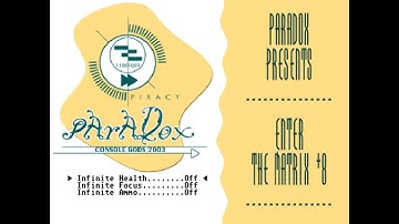 📀 PS2 | Paradox | Enter The Matrix (Multi) | P/N & +8 | 2003-05-30 | PDX-G1J