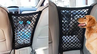 Car Netting Bag Review 2021 - Universal Elastic Mesh Net trunk Bag