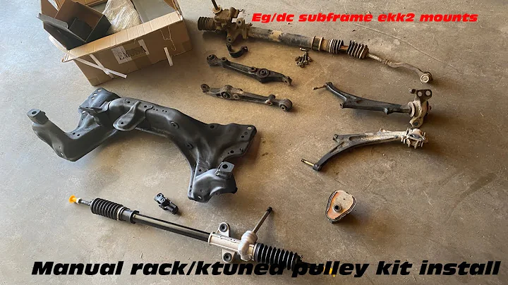 Honda Civic k20a2 ekk2 crate swap part 2