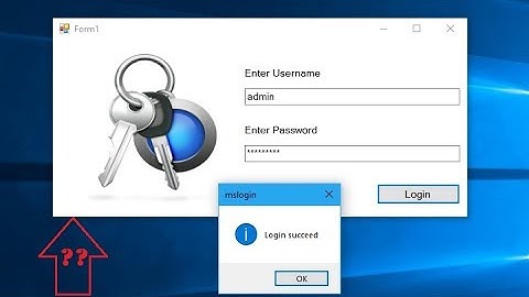 How to create login form with ms-access database in vb.net