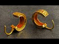 Custom Gold Hoops Earrings Crafted | Gold Earring Craft