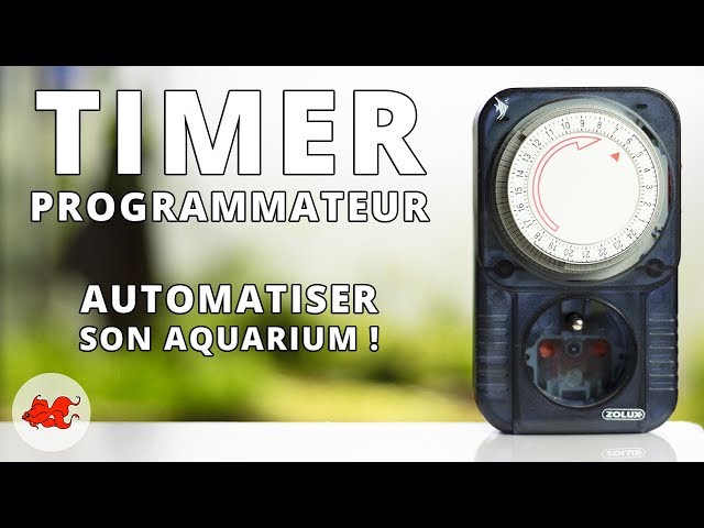 Minuterie Pro pour Aquarium, Minuterie Numérique pour Aquarium Rampe LED,  Minuterie de Contrôle d'éclairage, Gradation à 100 Niveaux