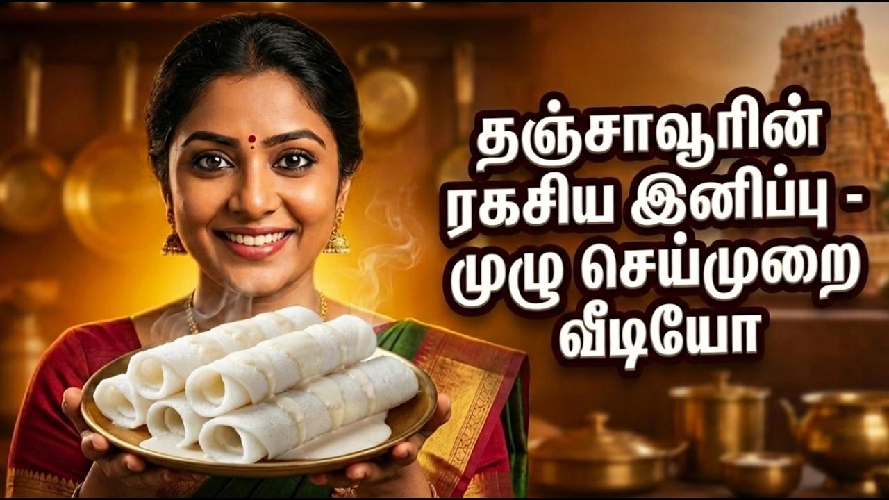 செய்முறை ரகசியம் || 100 வருட பழமையான தஞ்சாவூர் சுருள் அப்பம்  || 🍯 இப்படி செய்தால் தான் அசல் சுவை!