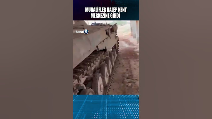 🔴 MUHALİFLER HALEP KENT MERKEZİNE GİRDİ