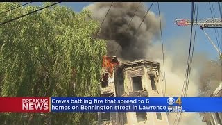 Multiple Homes Damaged In Lawrence Fire