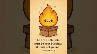 Leviticus 6:12 – “Keep the Fire Burning” 🔥💫 | Never Let It Die