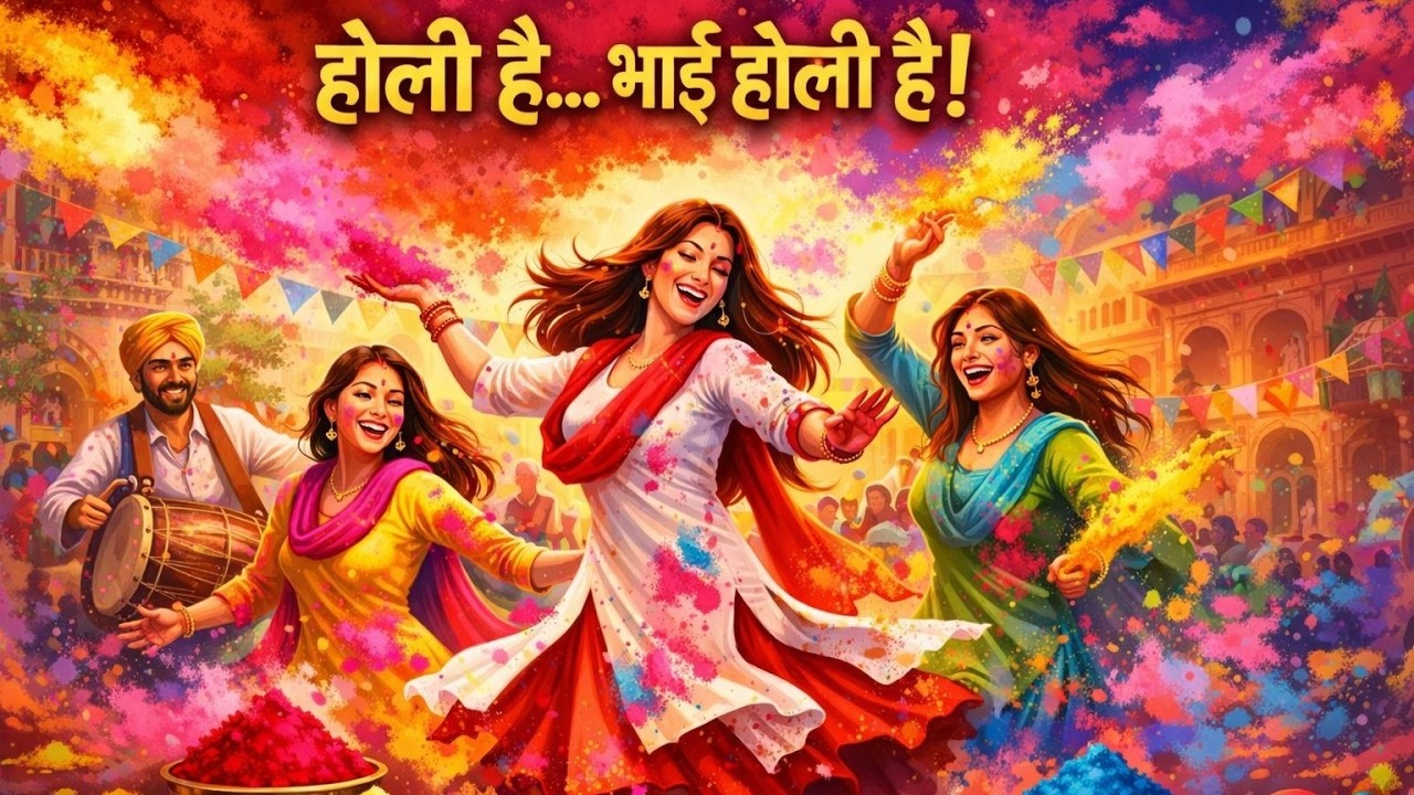 Holi Ki Dhoon 2026 🌈 | Rangon Mein Dooba Dil | New Holi Song