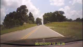 Driving through Creal Springs Illinois