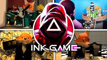 Ink Game: Jump Rope Update - ALL Games & Endings (Roblox Showcase)