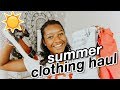 summer clothing haul (gymshark, hydroflask, american eagle, etc.)