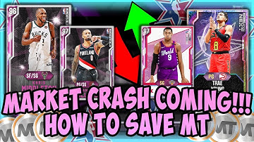 NBA2K20 ASG MARKET CRASH COMING!! HOW TO MAKE MT AND SAVE YOUR MT - SELL NOW BUY LATER - MARKET TIPS