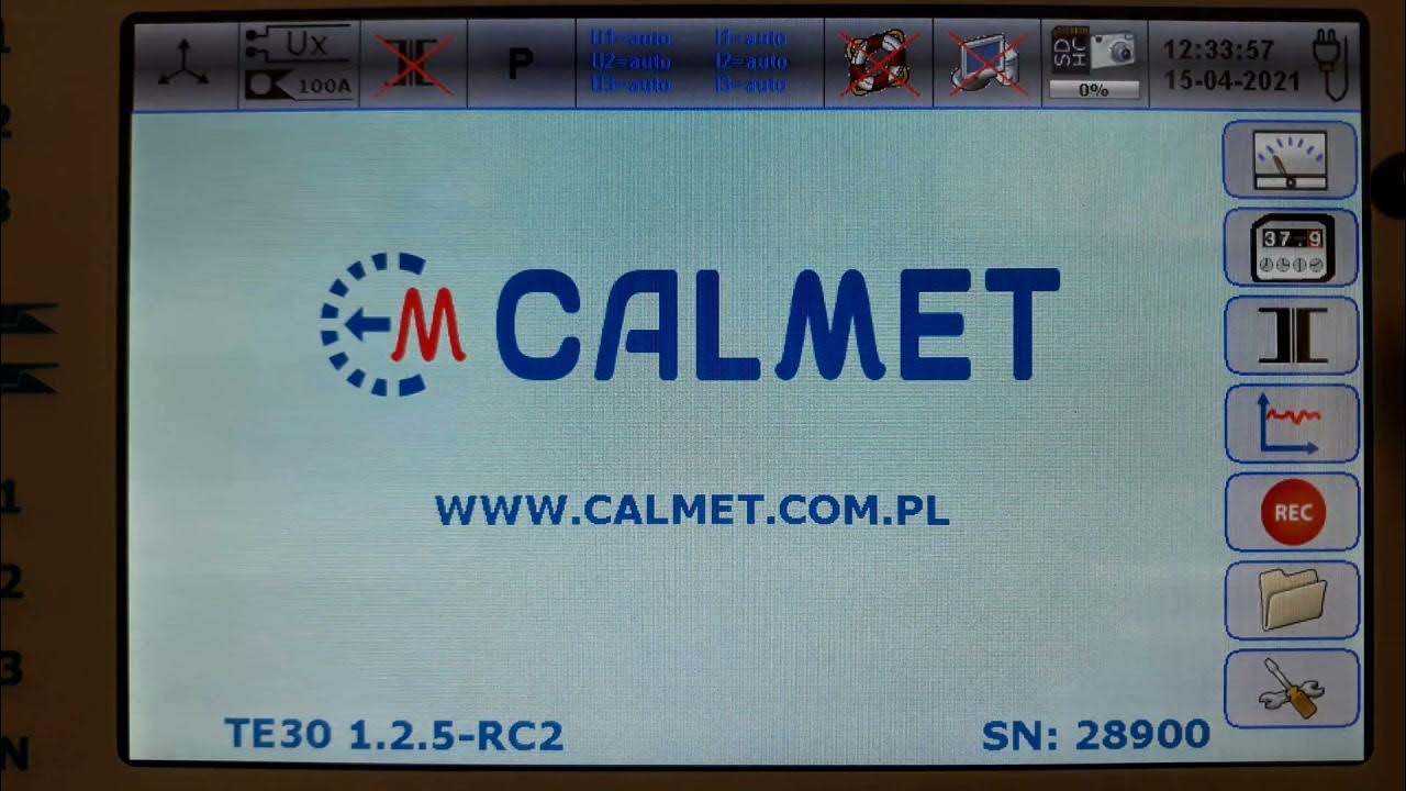 Energy Meter Error Test using Calmet TE30 YouTube
