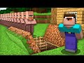 WHY ALL VILLAGERS DOWN INTO THE STRANGE UNDERGROUND PIT IN MINECRAFT ? 100% TROLLING TRAP !