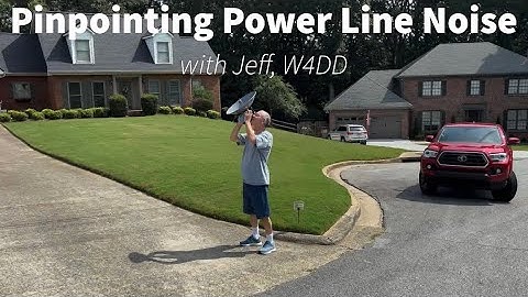 Pinpointing Power Line Noise (PLN) #hamradio #powerlinenoise #rfi