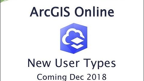 ArcGIS Online New User Types coming in December 2018
