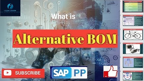 Dag 23 - Wat is een alternatieve stuklijst SAP PP | Een alternatieve stuklijst voor SAP PP maken ...