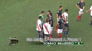 SAN MARTIN 2  GUARANI ANTONIO FRANCO 1