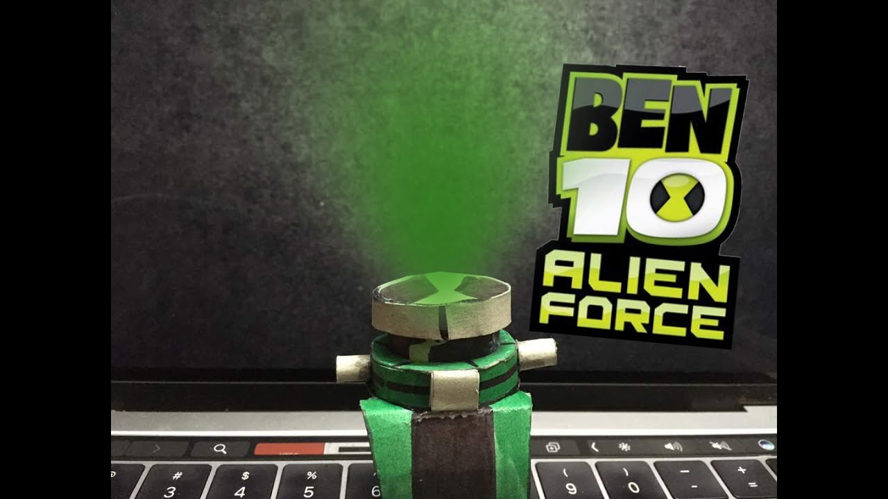 Homemade Ben 10 Alien force Omnitrix - YouTube