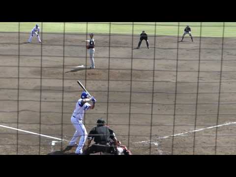 2017年4月16日イースタンリーグ 横浜DeNA－千葉ロッテ シリアコ選手 2点タイムリーヒット 【Yokohama db専用動画複製・転用禁止】