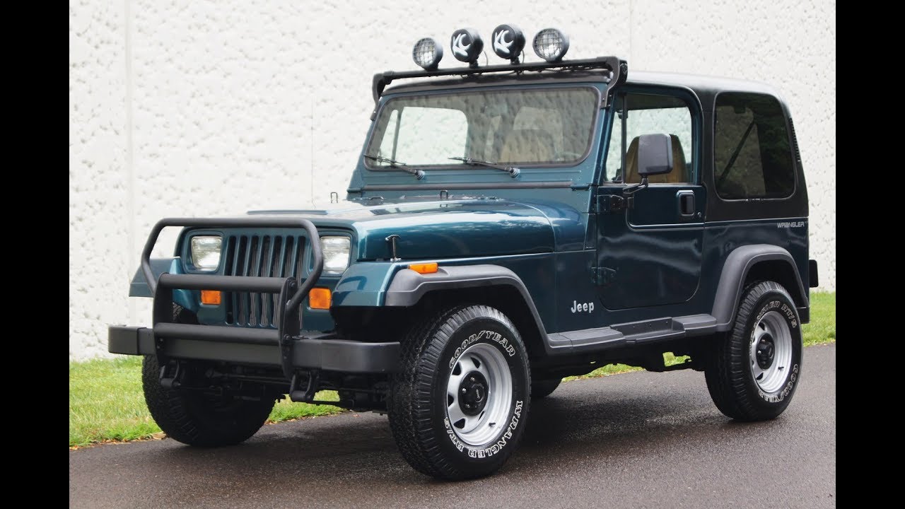 1995 Jeep Wrangler  I6 4WD 5-Speed Hard Top - YouTube