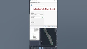 Contours and Tin in Civil 3D .4