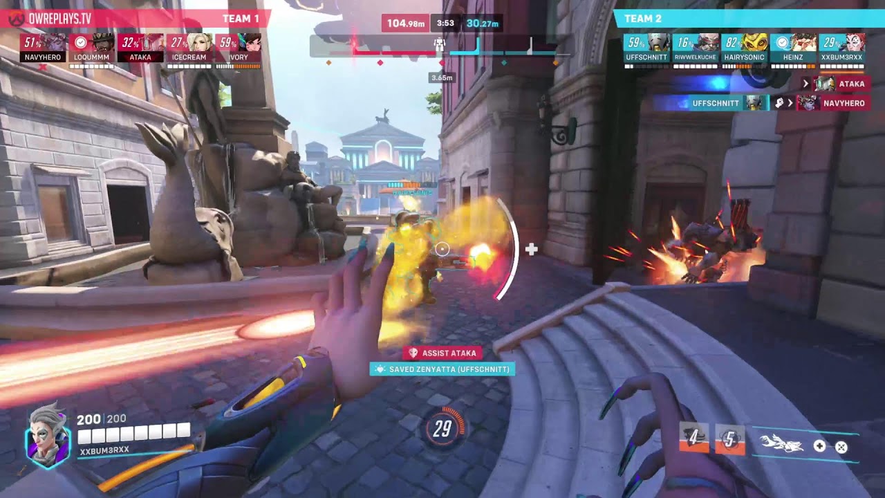 CHEATER SPOTTE by XXBUM3RXX — Overwatch 2 Replay PNYW6H