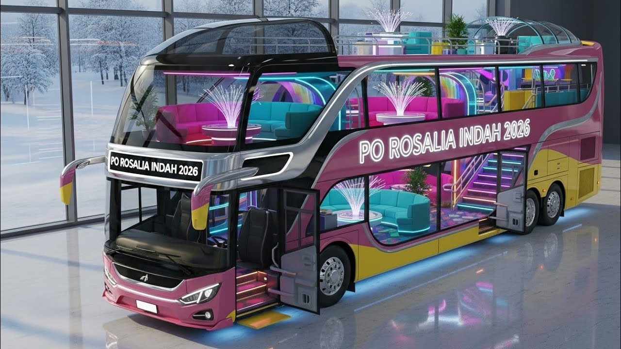🚍New Indonesia Rosalia Indah New Generation Bus 2026 | Bus Mewah Indonesia!