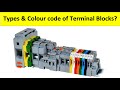 Types, Uses & Color Code of Terminal Block? | Electrical Automation panel
