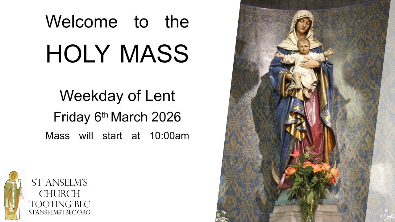 Holy Mass - Weekday of Lent - 6th March 2026 - YouTube